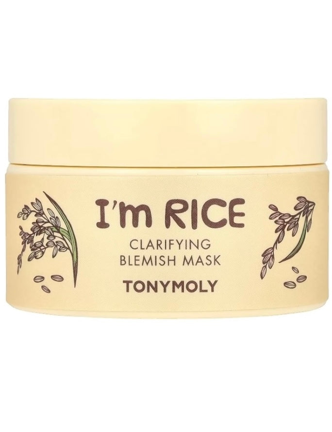 Tonymoly, kit de tónico facial wonder Rice 500ml y mascarilla de arroz I'm rice 100ml