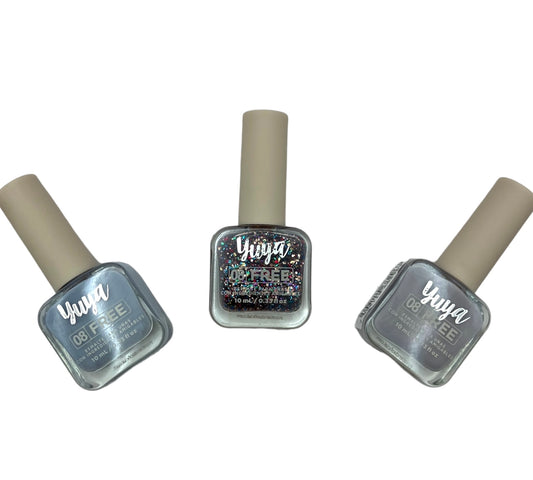 Yuya, set de 3 esmaltes “8 Free”